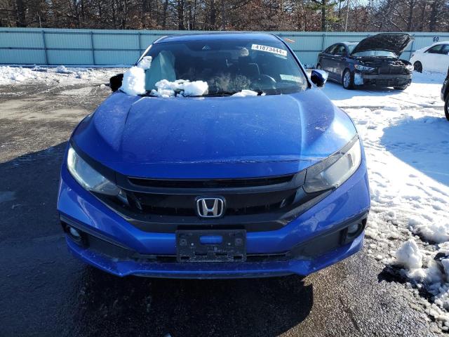 19XFC2F8XLE214306 - 2020 HONDA CIVIC SPORT BLUE photo 5