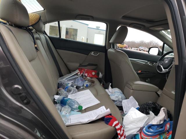 19XFB2F99DE040421 - 2013 HONDA CIVIC EXL 棕色 照片 10