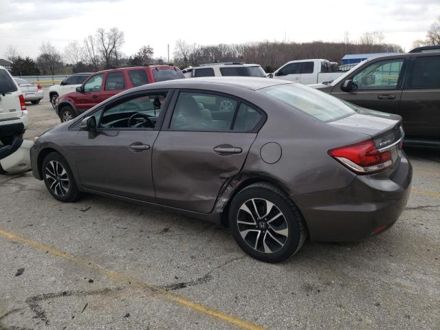 19XFB2F99DE040421 - 2013 HONDA CIVIC EXL 棕色 照片 2