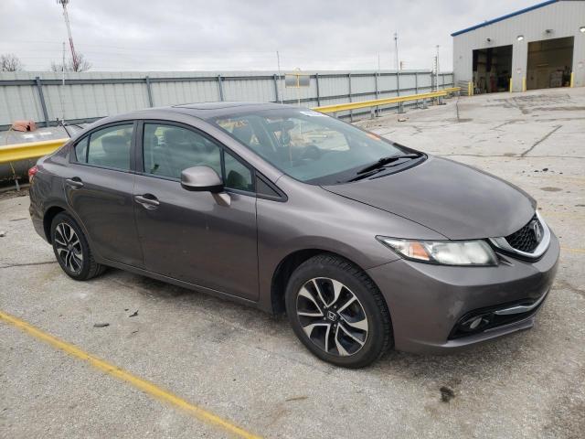 19XFB2F99DE040421 - 2013 HONDA CIVIC EXL 棕色 照片 4