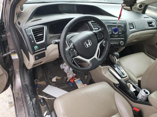 19XFB2F99DE040421 - 2013 HONDA CIVIC EXL 棕色 照片 8