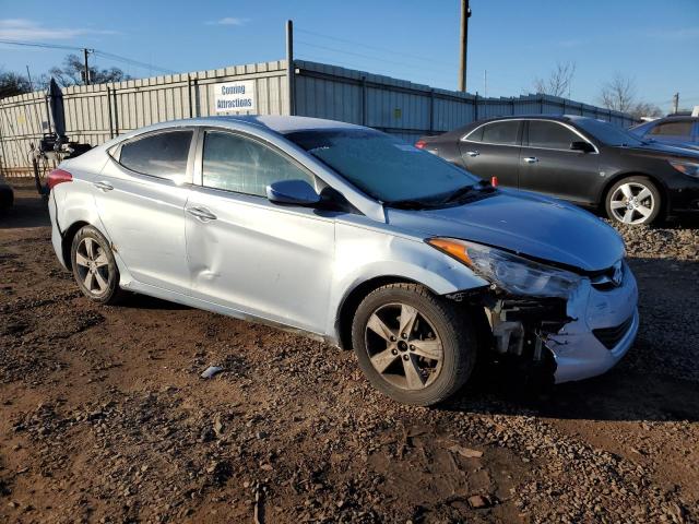 KMHDH4AE9DU727434 - 2013 HYUNDAI ELANTRA GLS BLUE photo 4