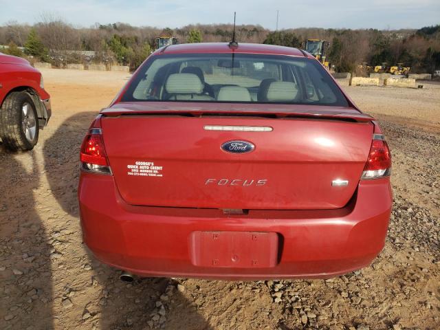 1FAHP3GN4BW136378 - 2011 FORD FOCUS SES RED photo 6