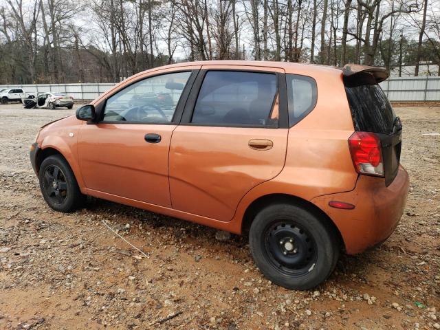 KL1TG66646B666872 - 2006 CHEVROLET AVEO LT ORANGE photo 2