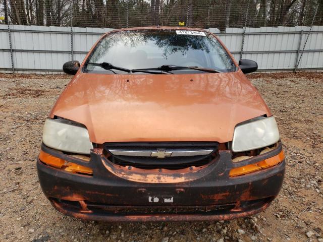 KL1TG66646B666872 - 2006 CHEVROLET AVEO LT ORANGE photo 5