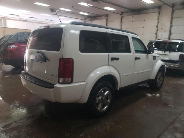 1D8GU28K18W260132 - 2008 DODGE NITRO SXT WHITE photo 3