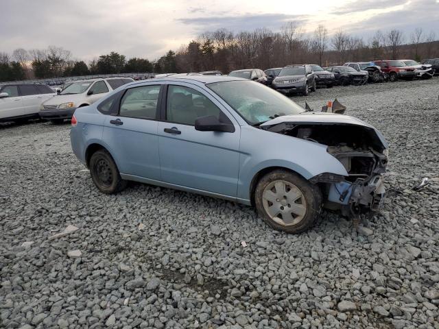 1FAHP34N68W275554 - 2008 FORD FOCUS S/SE BLUE photo 4