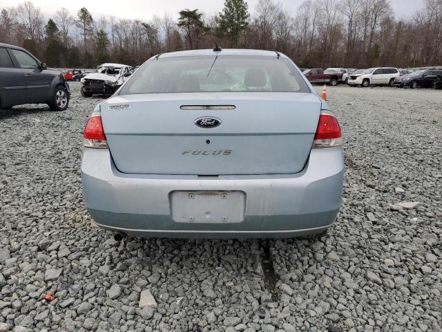 1FAHP34N68W275554 - 2008 FORD FOCUS S/SE BLUE photo 6