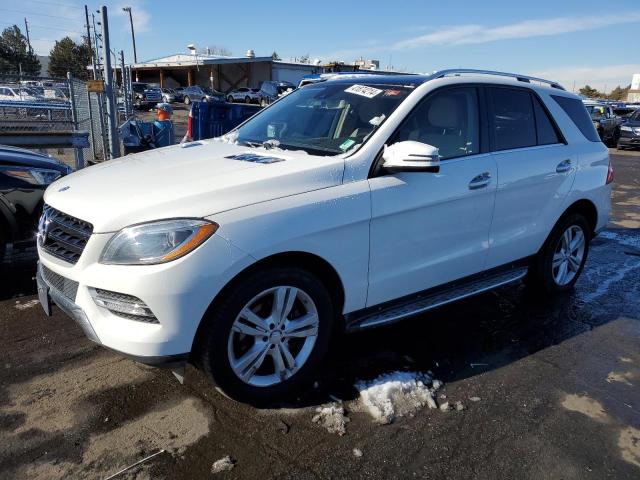4JGDA5HB3EA281659 - 2014 MERCEDES-BENZ ML 350 4MATIC WHITE photo 1