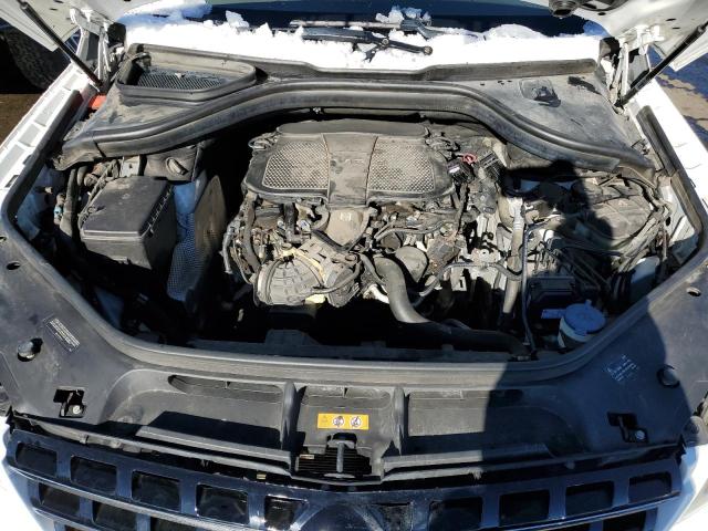 4JGDA5HB3EA281659 - 2014 MERCEDES-BENZ ML 350 4MATIC WHITE photo 12