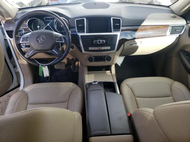 4JGDA5HB3EA281659 - 2014 MERCEDES-BENZ ML 350 4MATIC WHITE photo 8