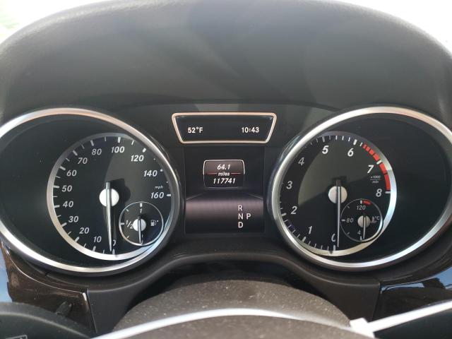 4JGDA5HB3EA281659 - 2014 MERCEDES-BENZ ML 350 4MATIC WHITE photo 9