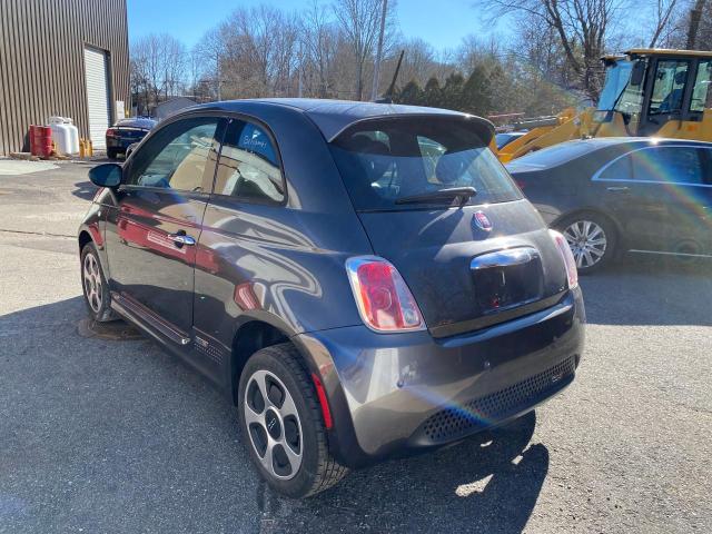 3C3CFFGE7FT695464 - 2015 FIAT 500 ELECTRIC GRAY photo 3