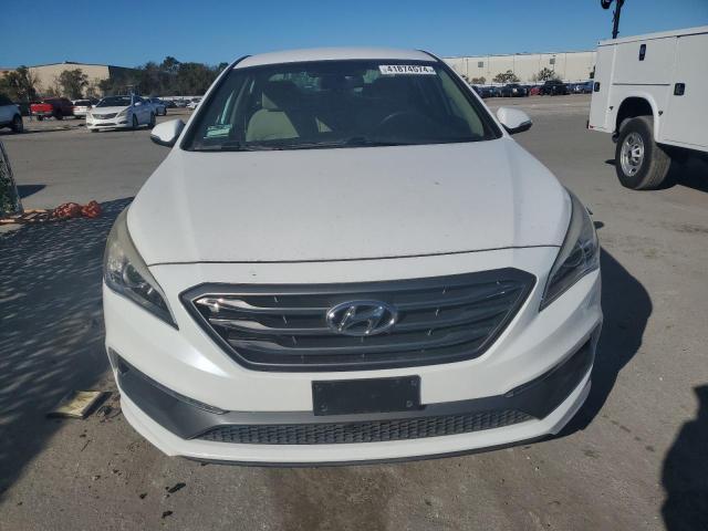 5NPE34AF9GH320549 - 2016 HYUNDAI SONATA SPORT WHITE photo 5