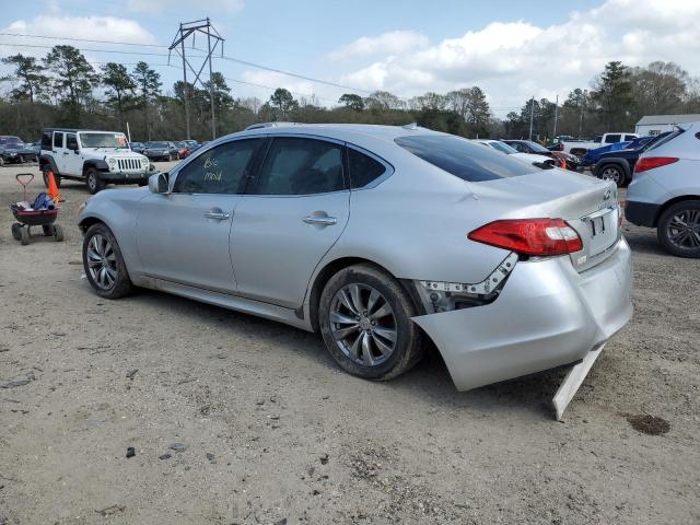 JN1BY1AP2CM332279 - 2012 INFINITI M37 SILVER photo 2