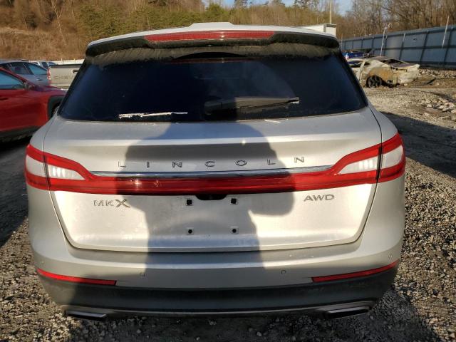 2LMTJ8LR2GBL45915 - 2016 LINCOLN MKX RESERVE SILVER photo 6