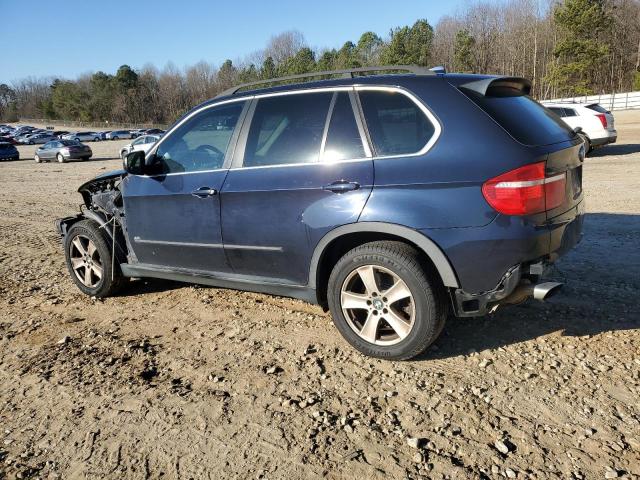 5UXFE835X7LZ42436 - 2007 BMW X5 4.8I BLUE photo 2