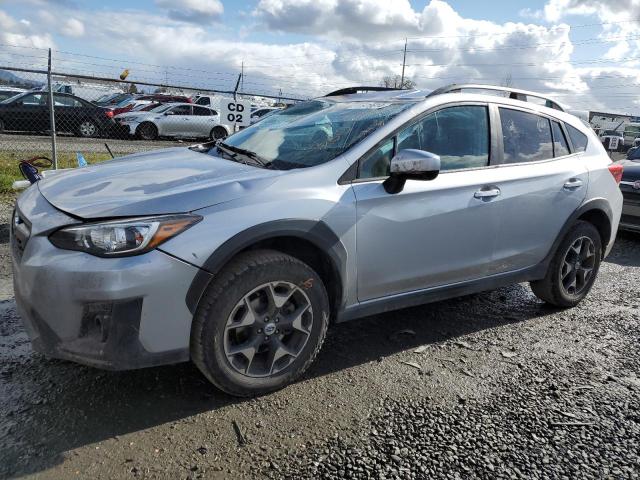 JF2GTABC7J9339369 - 2018 SUBARU CROSSTREK PREMIUM SILVER photo 1