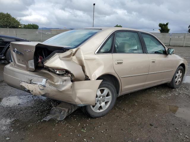 4T1BF28B11U187831 - 2001 TOYOTA AVALON XL TAN photo 3