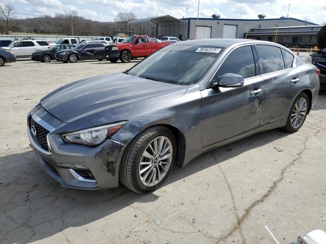 JN1EV7APXJM358277 - 2018 INFINITI Q50 LUXE GRAY photo 1