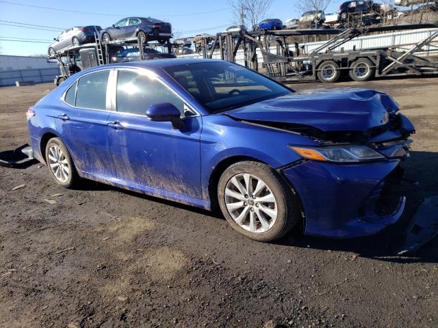 JTNB11HK8J3069791 - 2018 TOYOTA CAMRY L BLUE photo 4