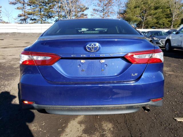 JTNB11HK8J3069791 - 2018 TOYOTA CAMRY L BLUE photo 6