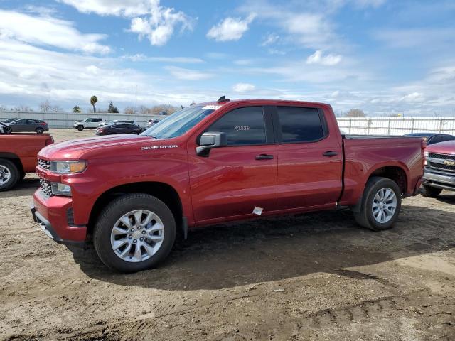 3GCPWBEK9MG394621 - 2021 CHEVROLET SILVERADO C1500 CUSTOM BURGUNDY photo 1