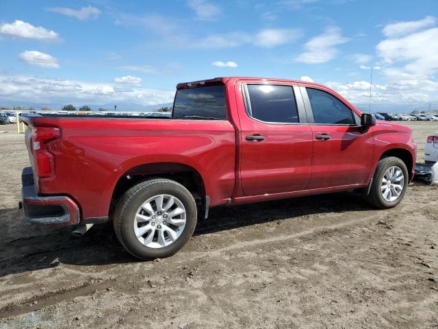 3GCPWBEK9MG394621 - 2021 CHEVROLET SILVERADO C1500 CUSTOM BURGUNDY photo 3