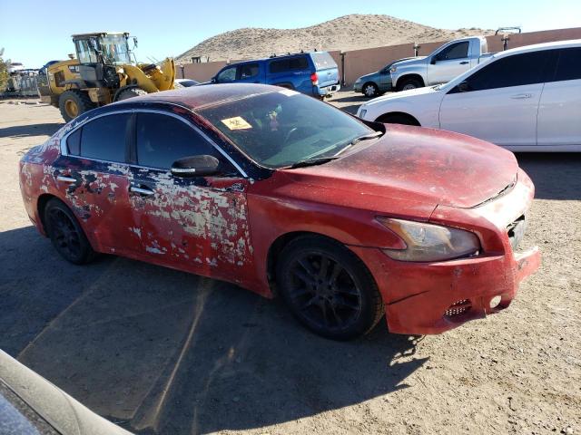 1N4AA5AP8AC832766 - 2010 NISSAN MAXIMA S RED photo 4