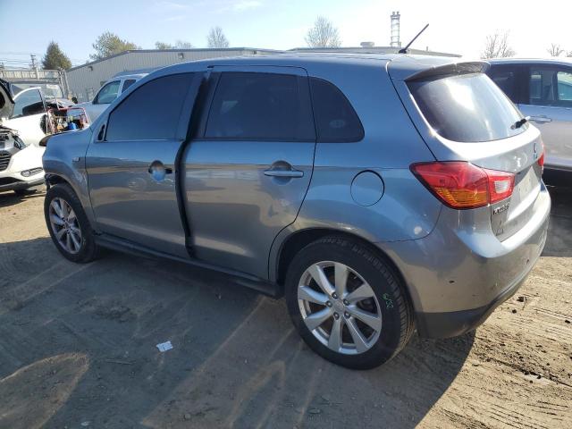 4A4AR3AU0FE019360 - 2015 MITSUBISHI OUTLANDER ES BLUE photo 2