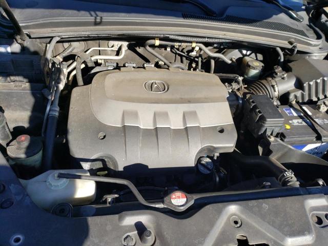 2HNYB1H61CH500447 - 2012 ACURA ZDX ADVANCE أسود صورة 12