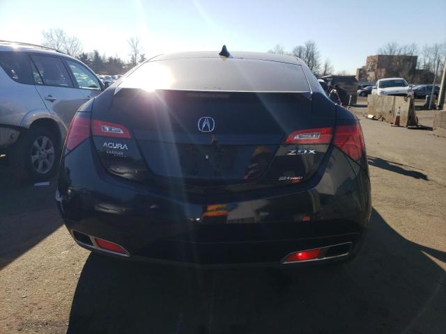 2HNYB1H61CH500447 - 2012 ACURA ZDX ADVANCE أسود صورة 6