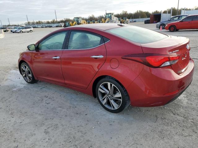 5NPDH4AE2EH544070 - 2014 HYUNDAI ELANTRA SE MAROON photo 2