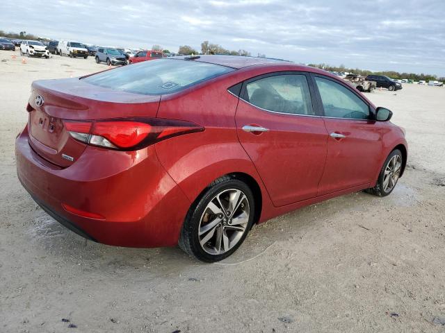 5NPDH4AE2EH544070 - 2014 HYUNDAI ELANTRA SE MAROON photo 3