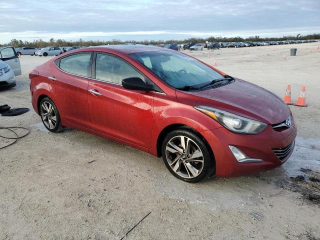 5NPDH4AE2EH544070 - 2014 HYUNDAI ELANTRA SE MAROON photo 4