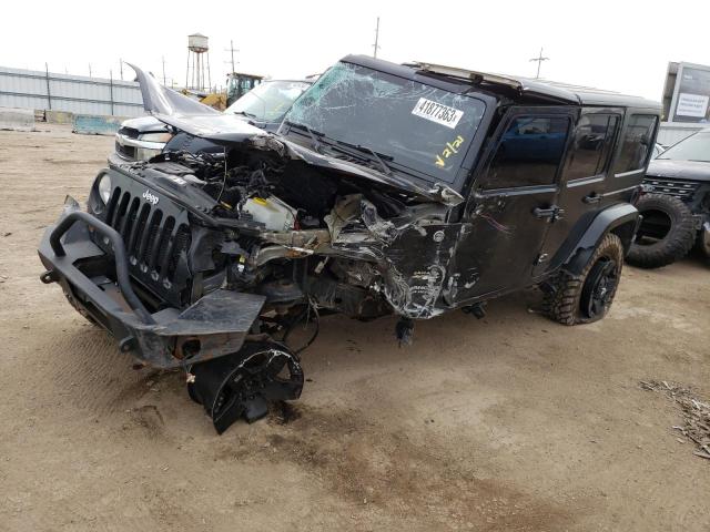 1C4HJWEG0DL526738 - 2013 JEEP WRANGLER U SAHARA BLACK photo 1