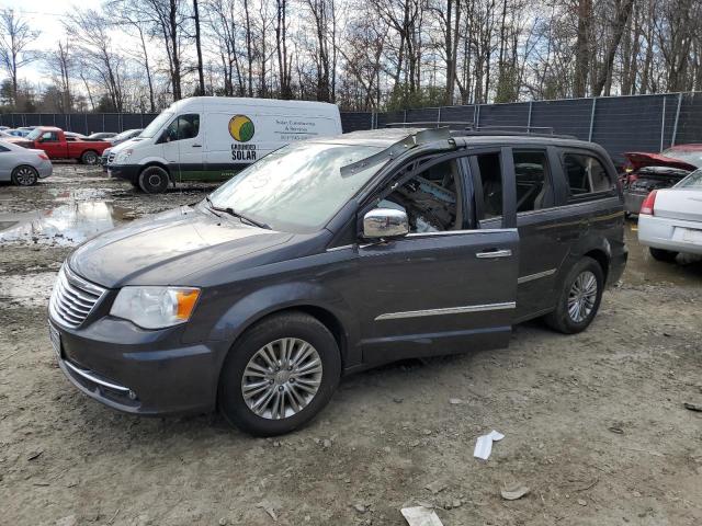 2C4RC1CGXGR166619 - 2016 CHRYSLER TOWN & COU TOURING L GRAY photo 1