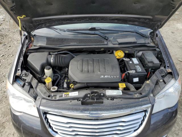 2C4RC1CGXGR166619 - 2016 CHRYSLER TOWN & COU TOURING L GRAY photo 12