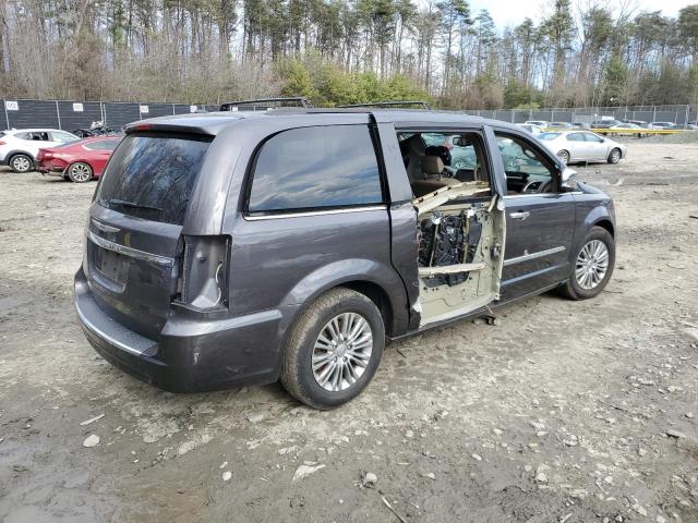 2C4RC1CGXGR166619 - 2016 CHRYSLER TOWN & COU TOURING L GRAY photo 3
