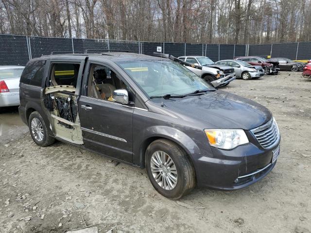 2C4RC1CGXGR166619 - 2016 CHRYSLER TOWN & COU TOURING L GRAY photo 4