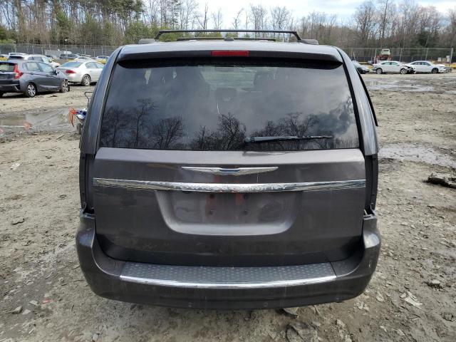 2C4RC1CGXGR166619 - 2016 CHRYSLER TOWN & COU TOURING L GRAY photo 6