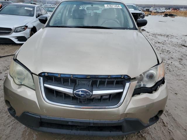 4S4BP61C387303742 - 2008 SUBARU OUTBACK 2.5I BEIGE photo 5