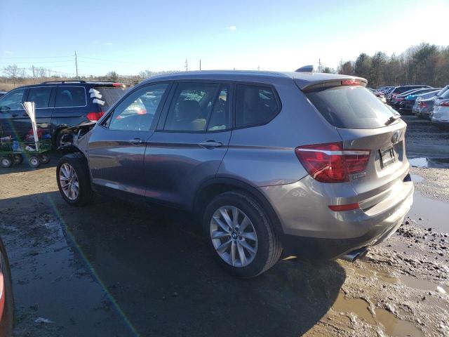 5UXWX9C36H0T22636 - 2017 BMW X3 XDRIVE28I GRAY photo 2