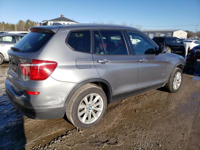 5UXWX9C36H0T22636 - 2017 BMW X3 XDRIVE28I GRAY photo 3