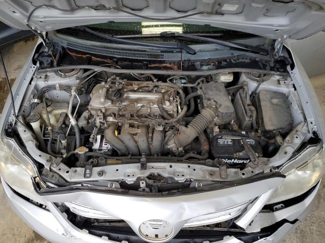 2T1BU4EE4DC078351 - 2013 TOYOTA COROLLA BASE SILVER photo 11
