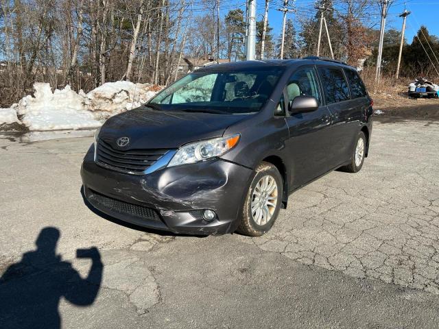 5TDYK3DC8ES499072 - 2014 TOYOTA SIENNA XLE BLACK photo 2