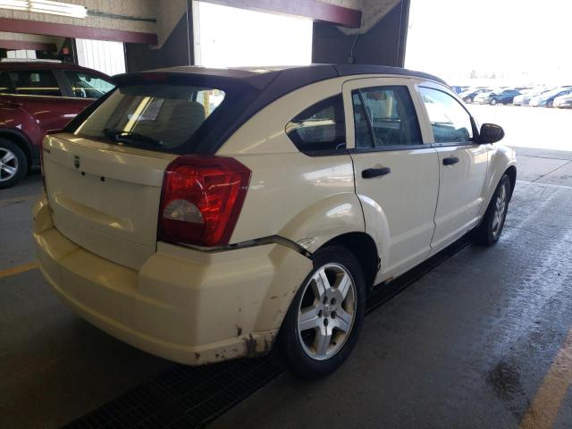 1B3HB28BX8D676380 - 2008 DODGE CALIBER WHITE photo 3