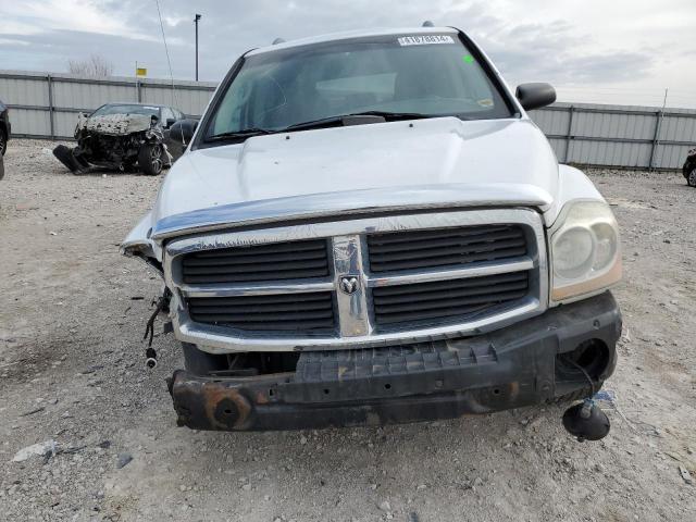 1D4HB48N76F163984 - 2006 DODGE DURANGO SLT WHITE photo 5