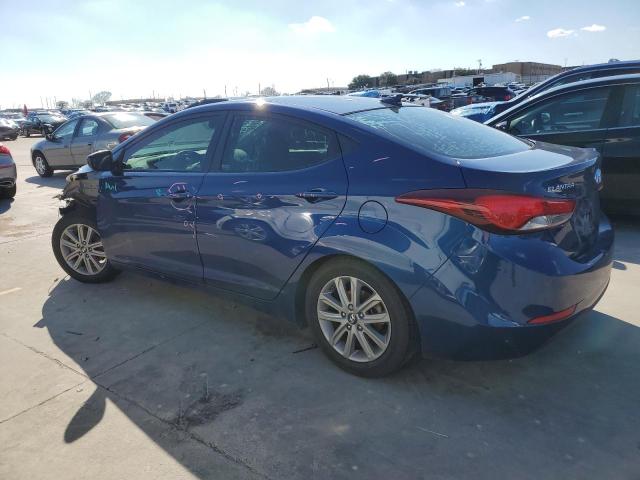 5NPDH4AE1GH712509 - 2016 HYUNDAI ELANTRA SE BLUE photo 2