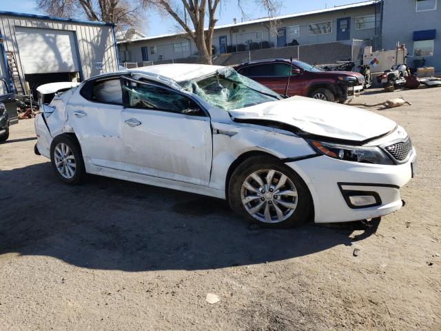 5XXGN4A70FG386476 - 2015 KIA OPTIMA EX WHITE photo 4